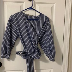 Everlane Tie Wrap shirt